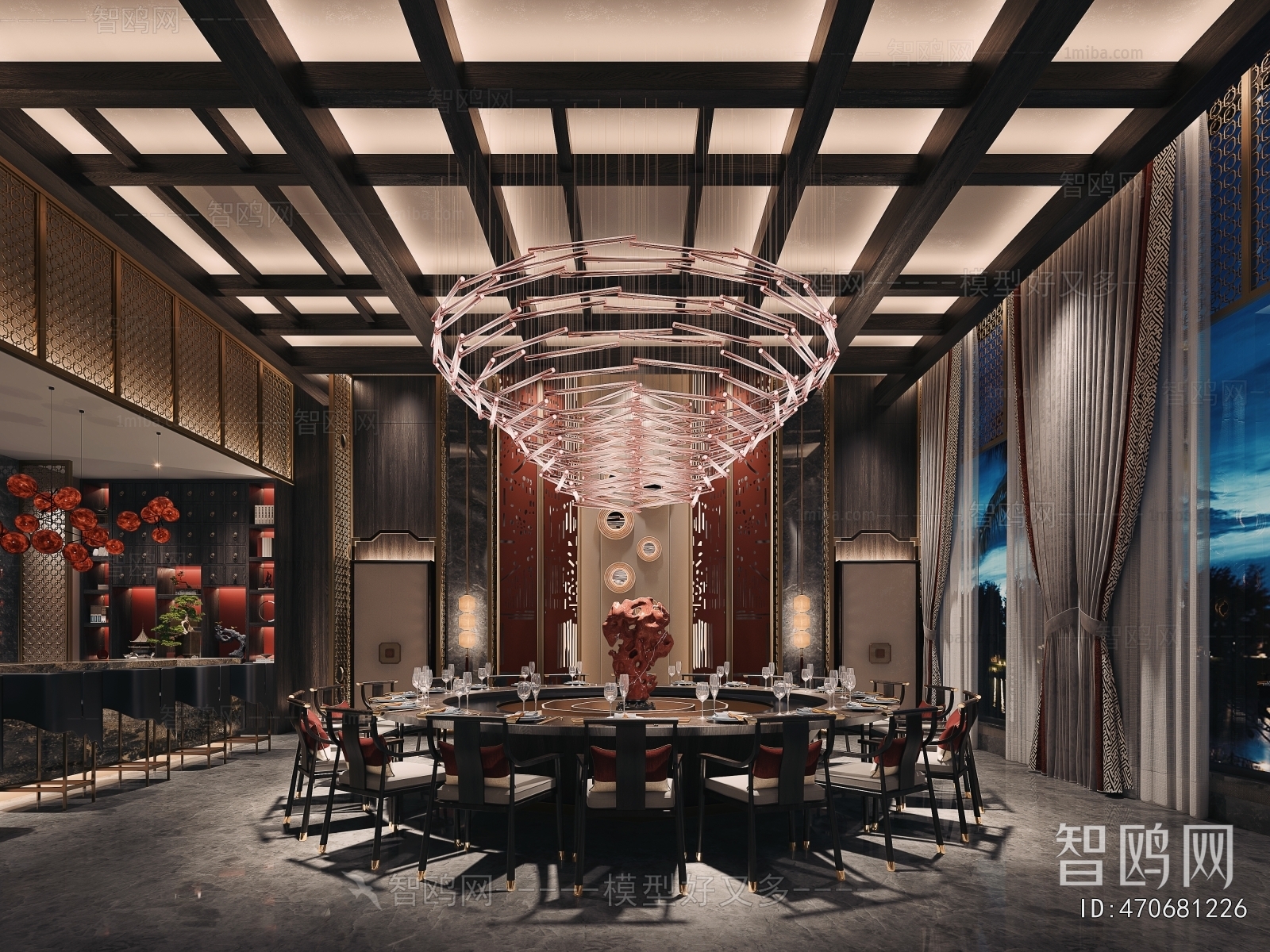 New Chinese Style Restaurant Box