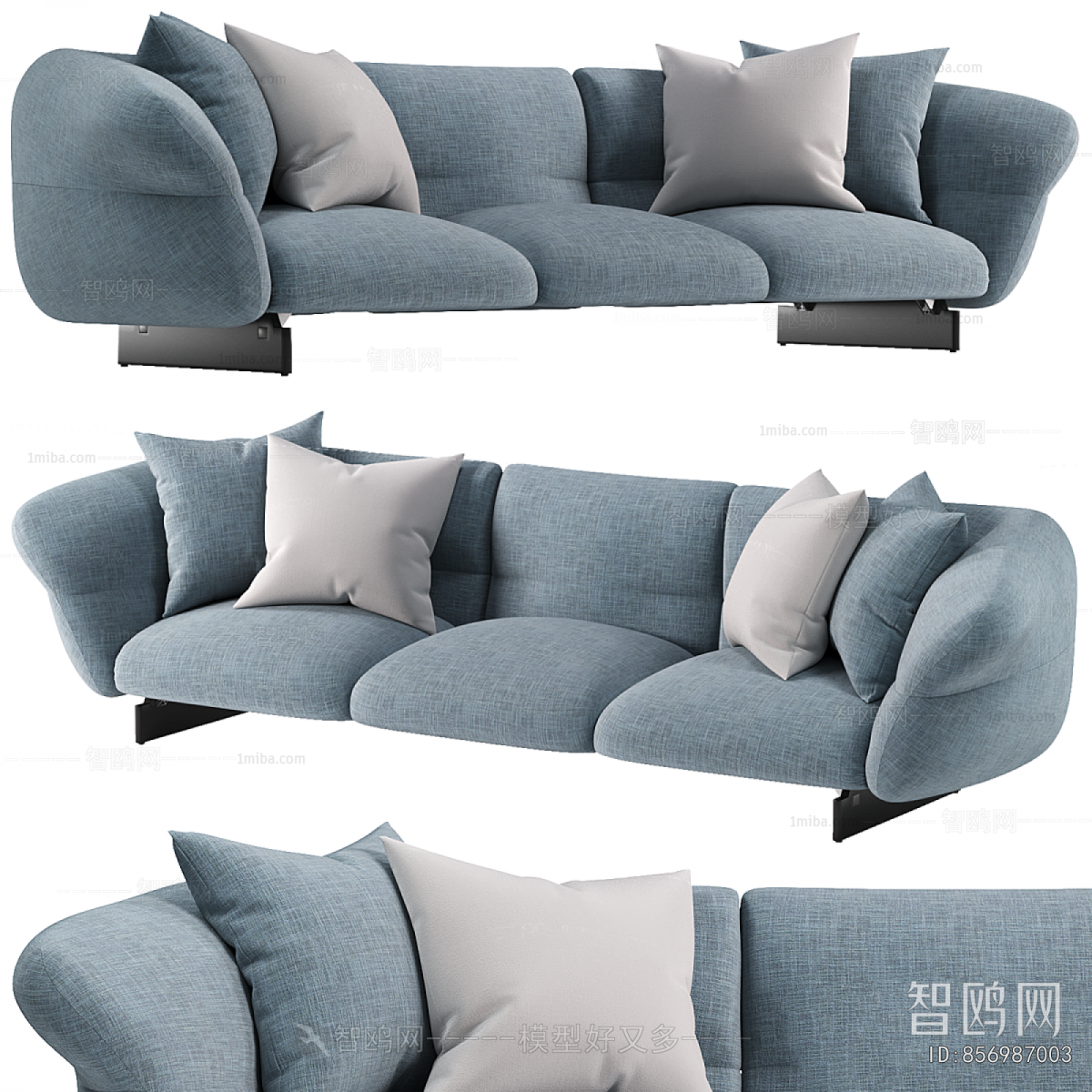 Modern Three-seat Sofa