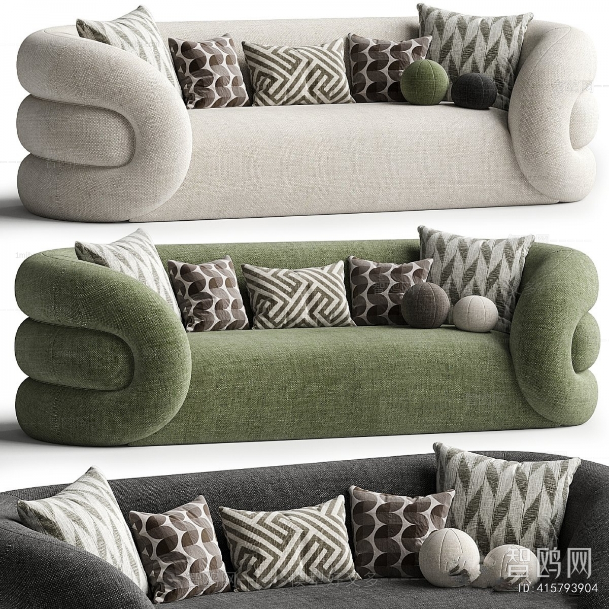 Modern Multi Person Sofa