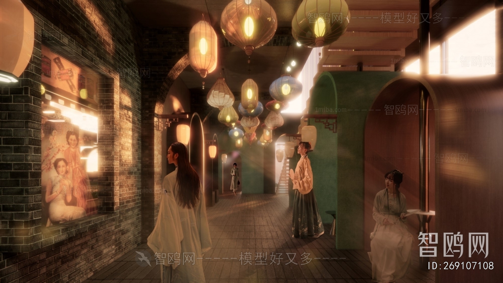 New Chinese Style Commercial Street