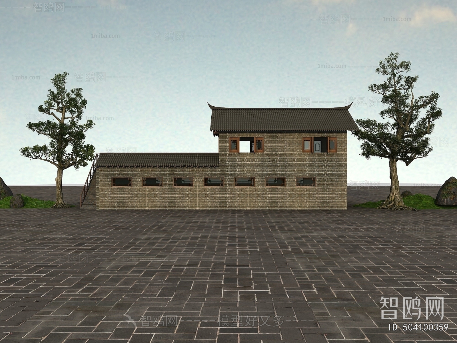 Chinese Style Ancient Architectural Buildings