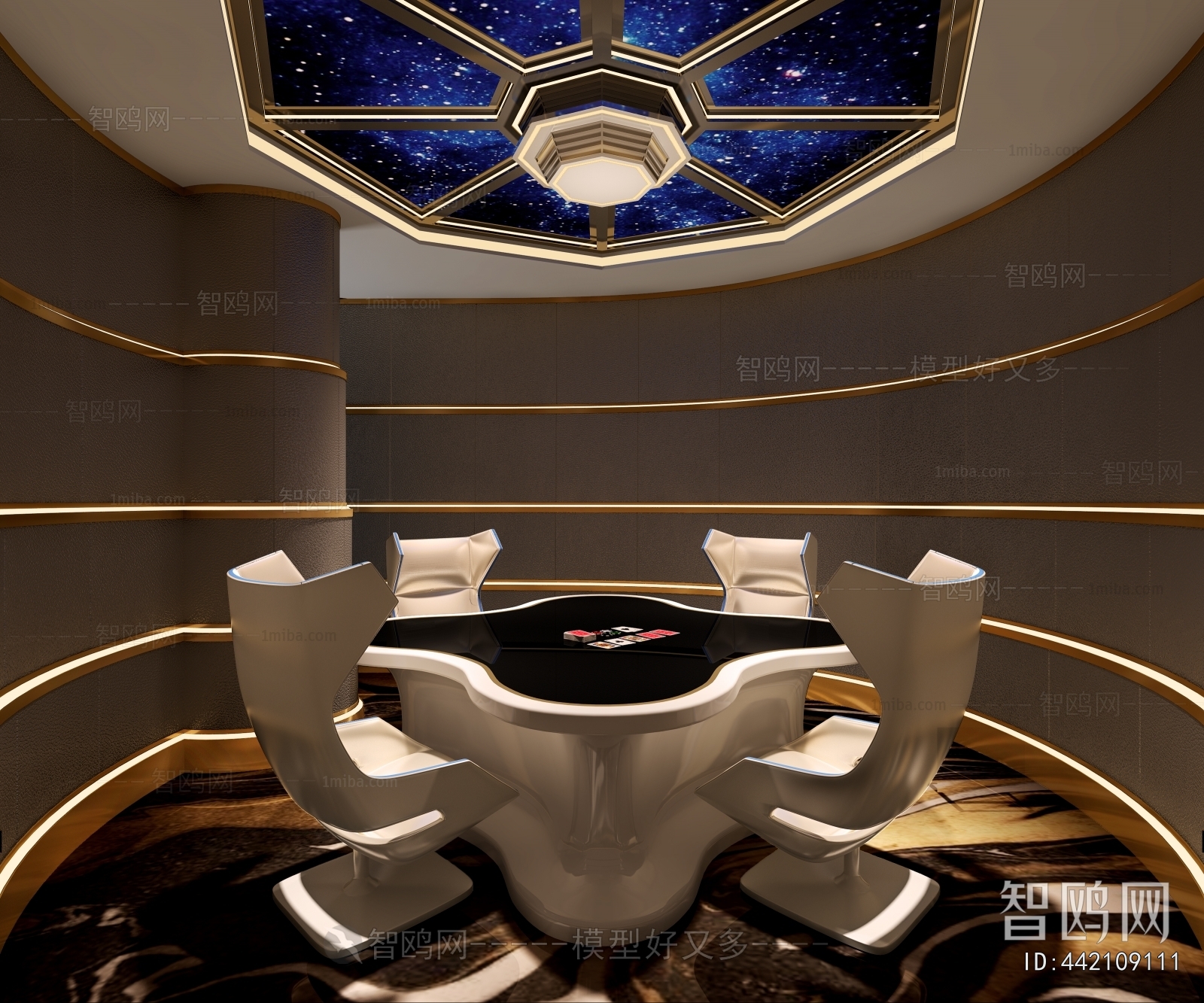 Modern Chess And Card Room