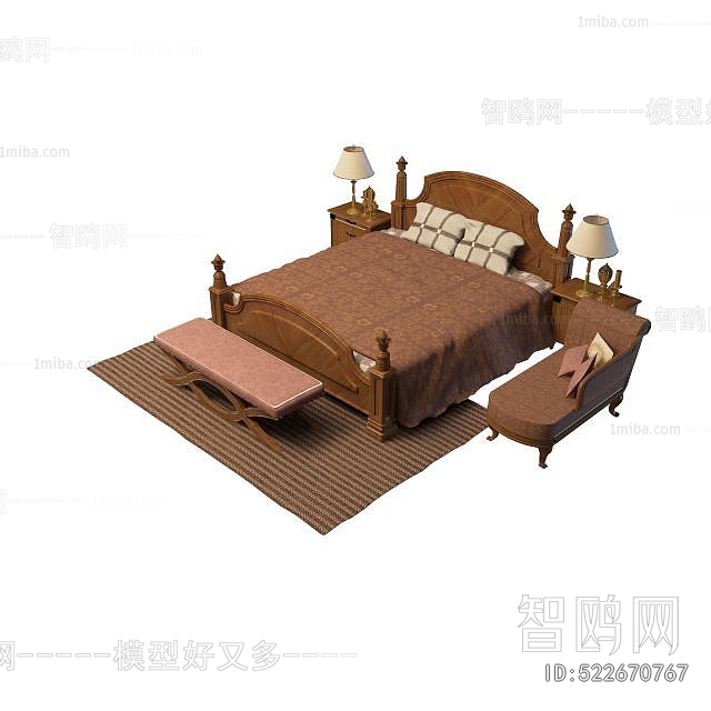 European Style Double Bed
