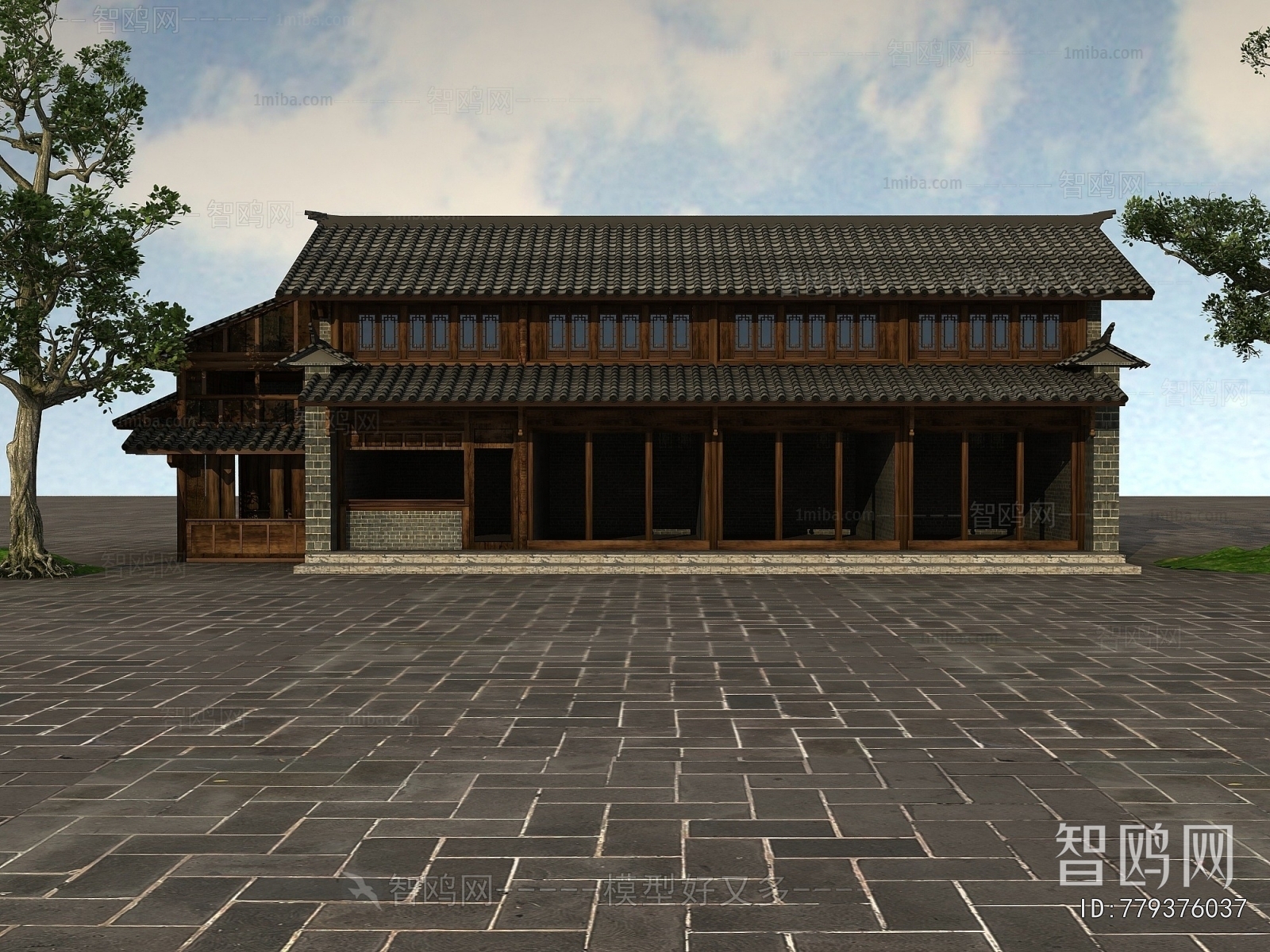 Chinese Style Ancient Architectural Buildings
