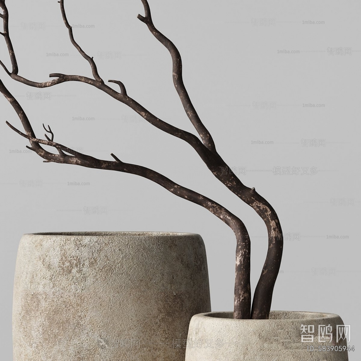 Wabi-sabi Style Dried Branch
