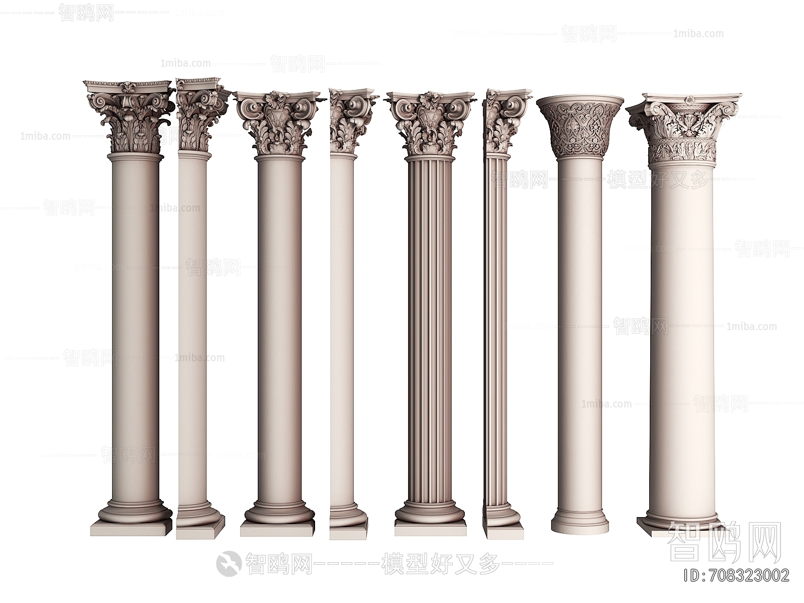 European Style Roman Pillar