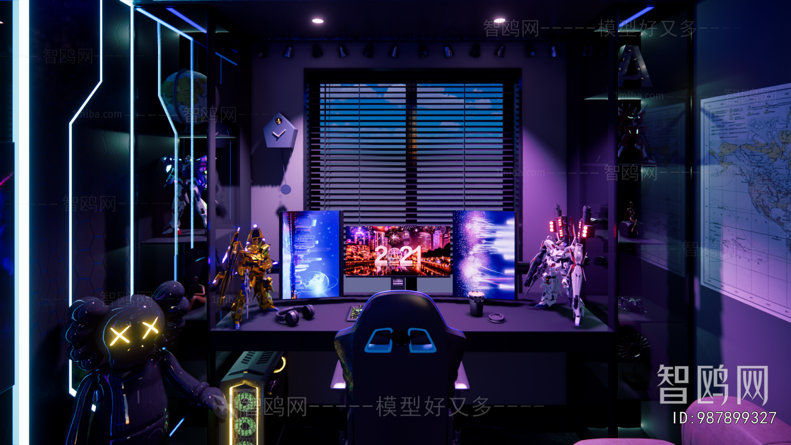 Modern E-sports Room