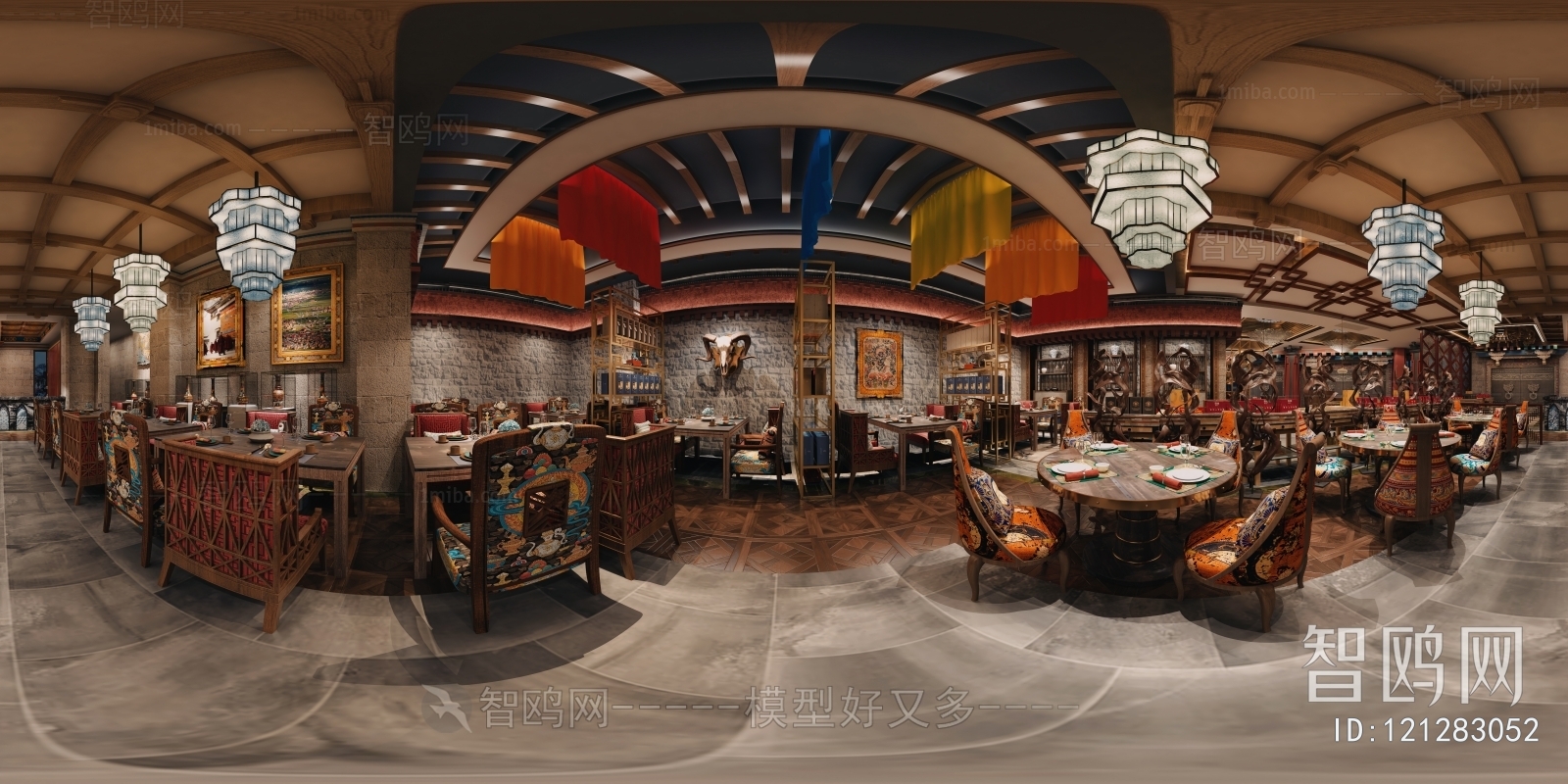 Chinese Style Dining Room