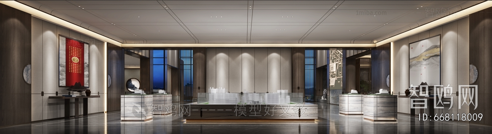 New Chinese Style Sand Table Area