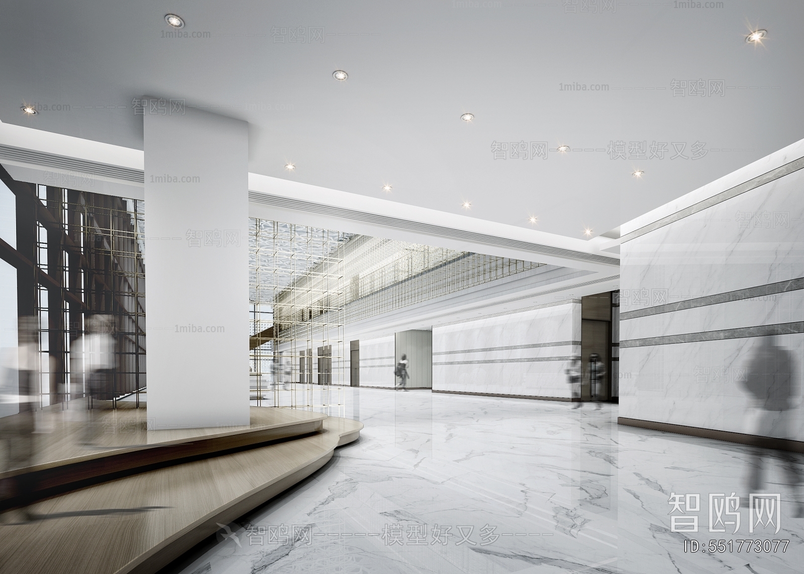 Modern Office Reception Desk