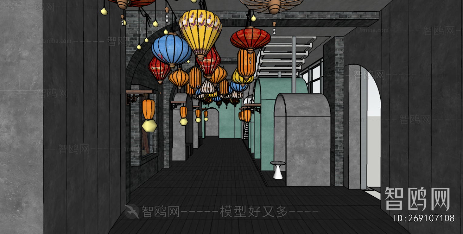 New Chinese Style Commercial Street