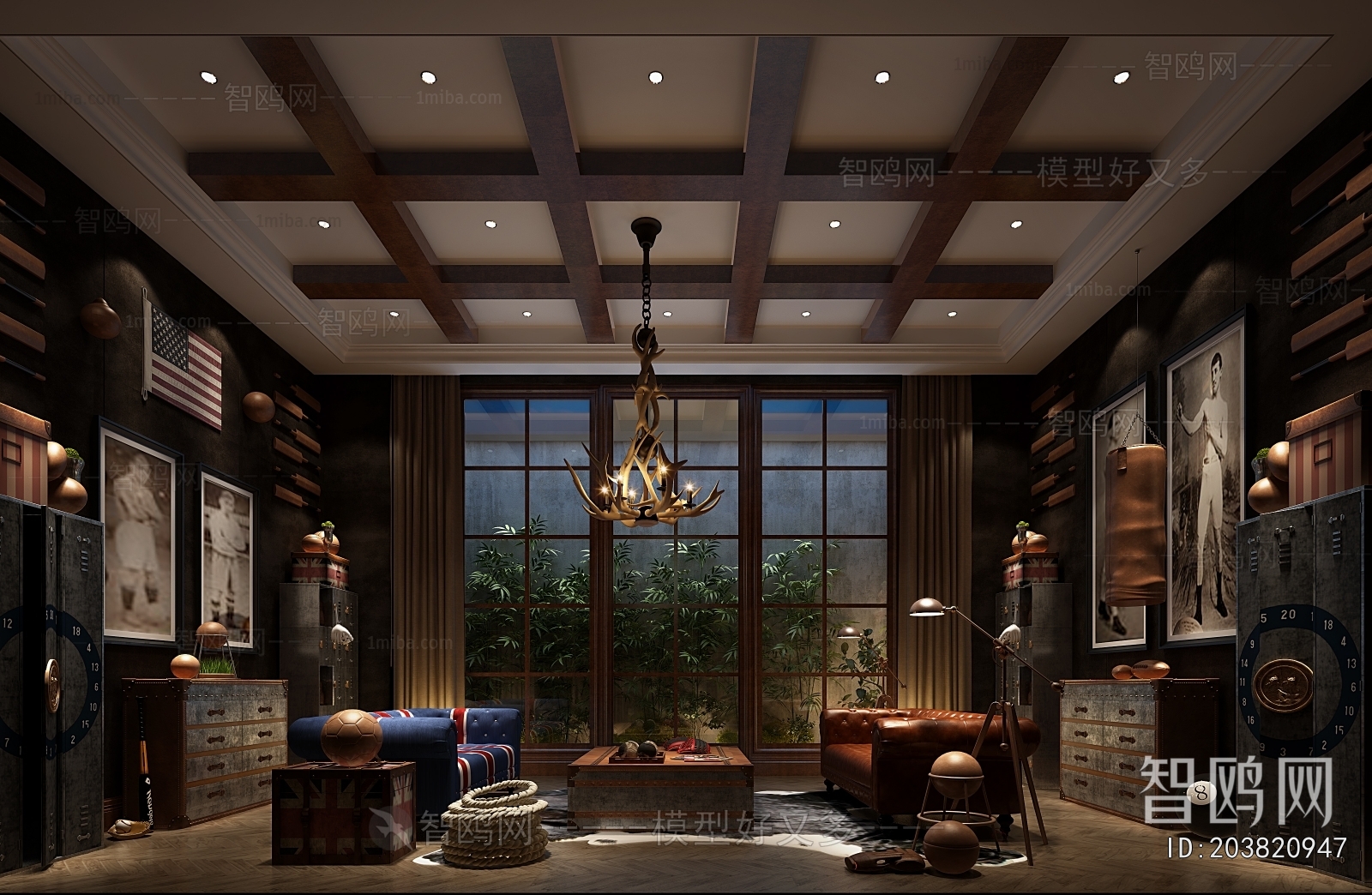 American Style A Living Room