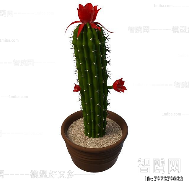 Modern Ground Green Plant Potted Plants