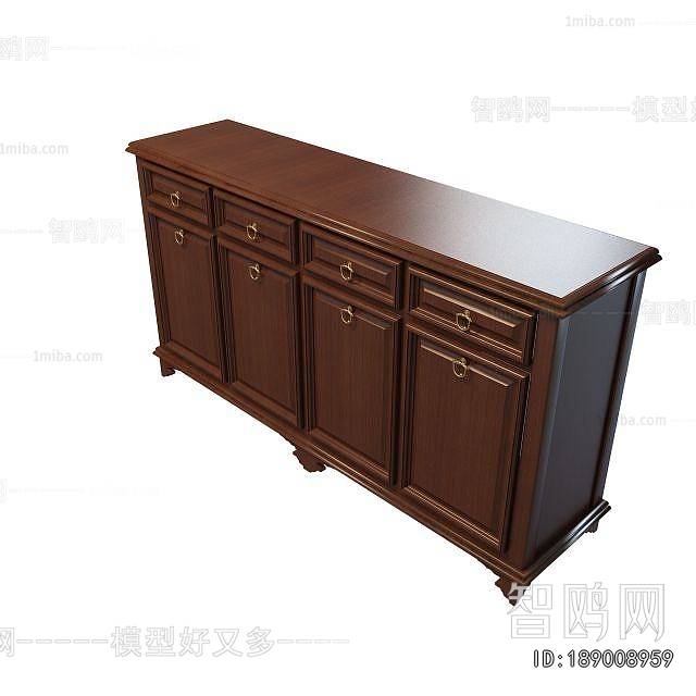 European Style Side Cabinet
