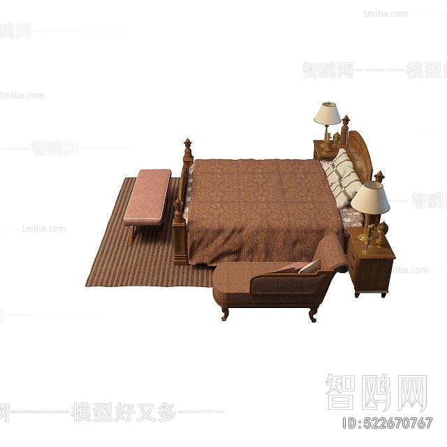 European Style Double Bed