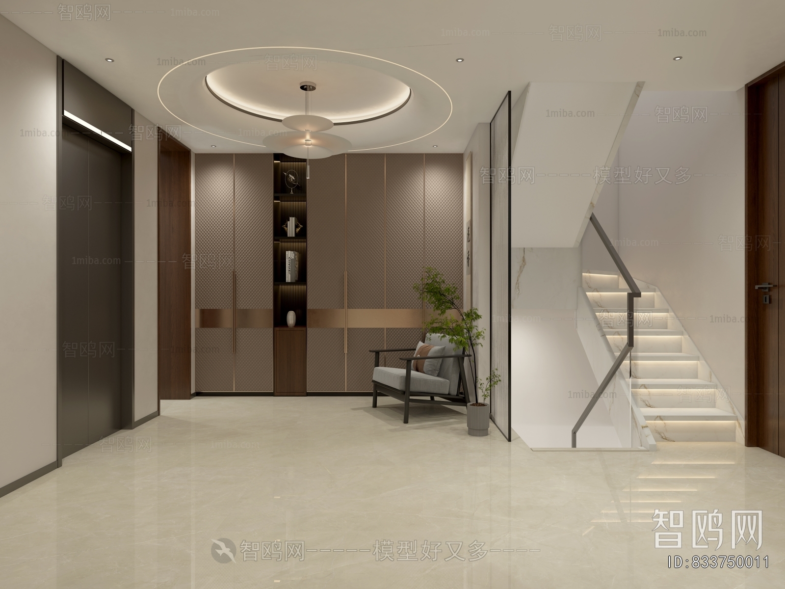 New Chinese Style Hallway
