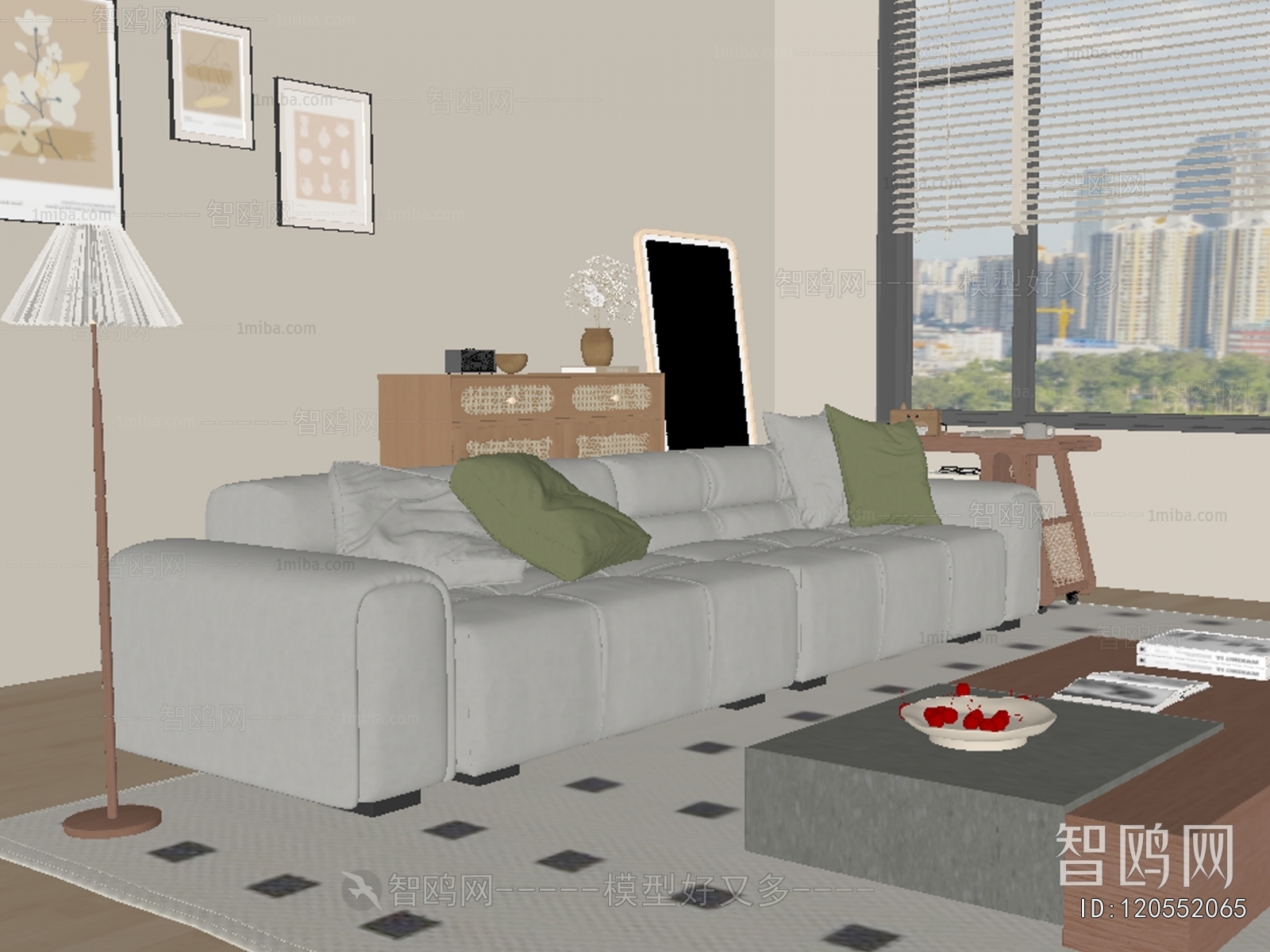 Modern Multi Person Sofa