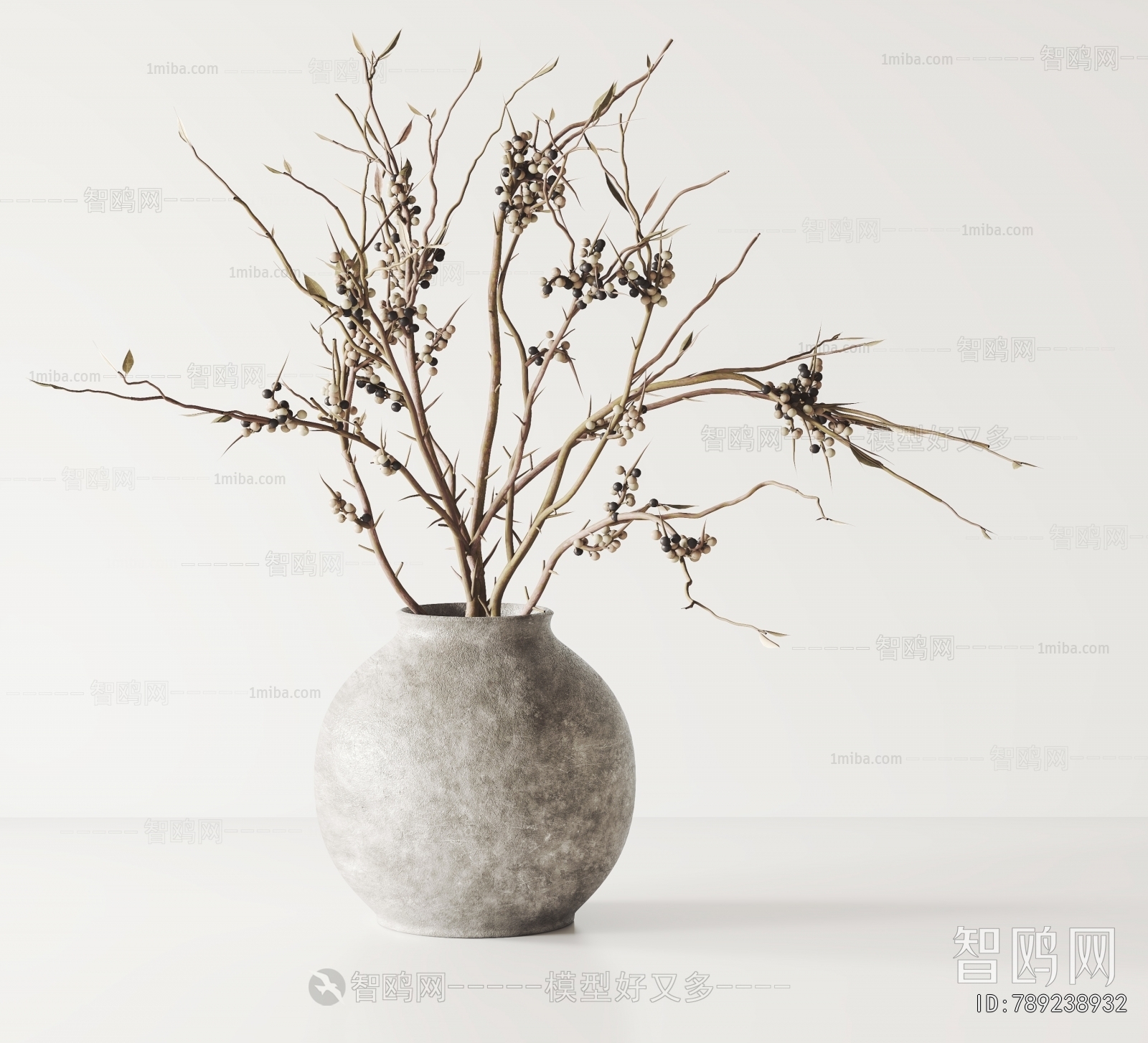 Wabi-sabi Style Dried Branch
