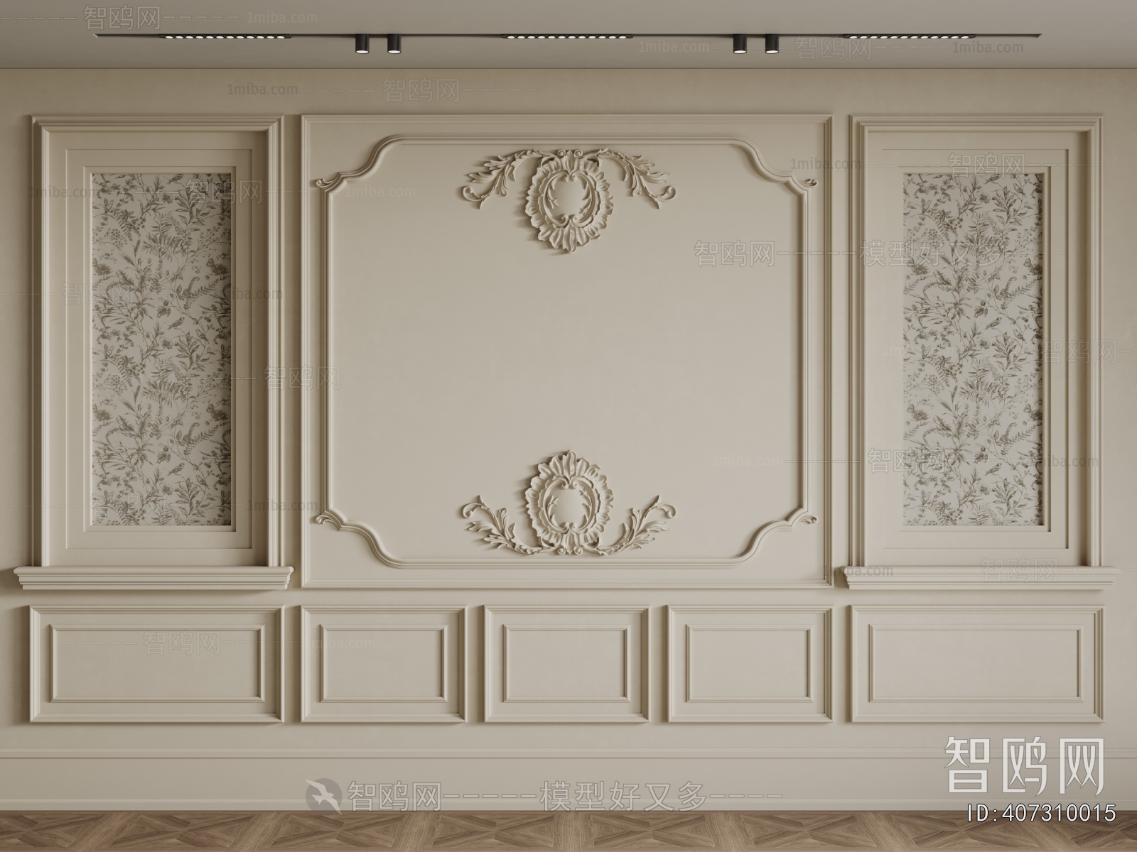 French Style TV Wall