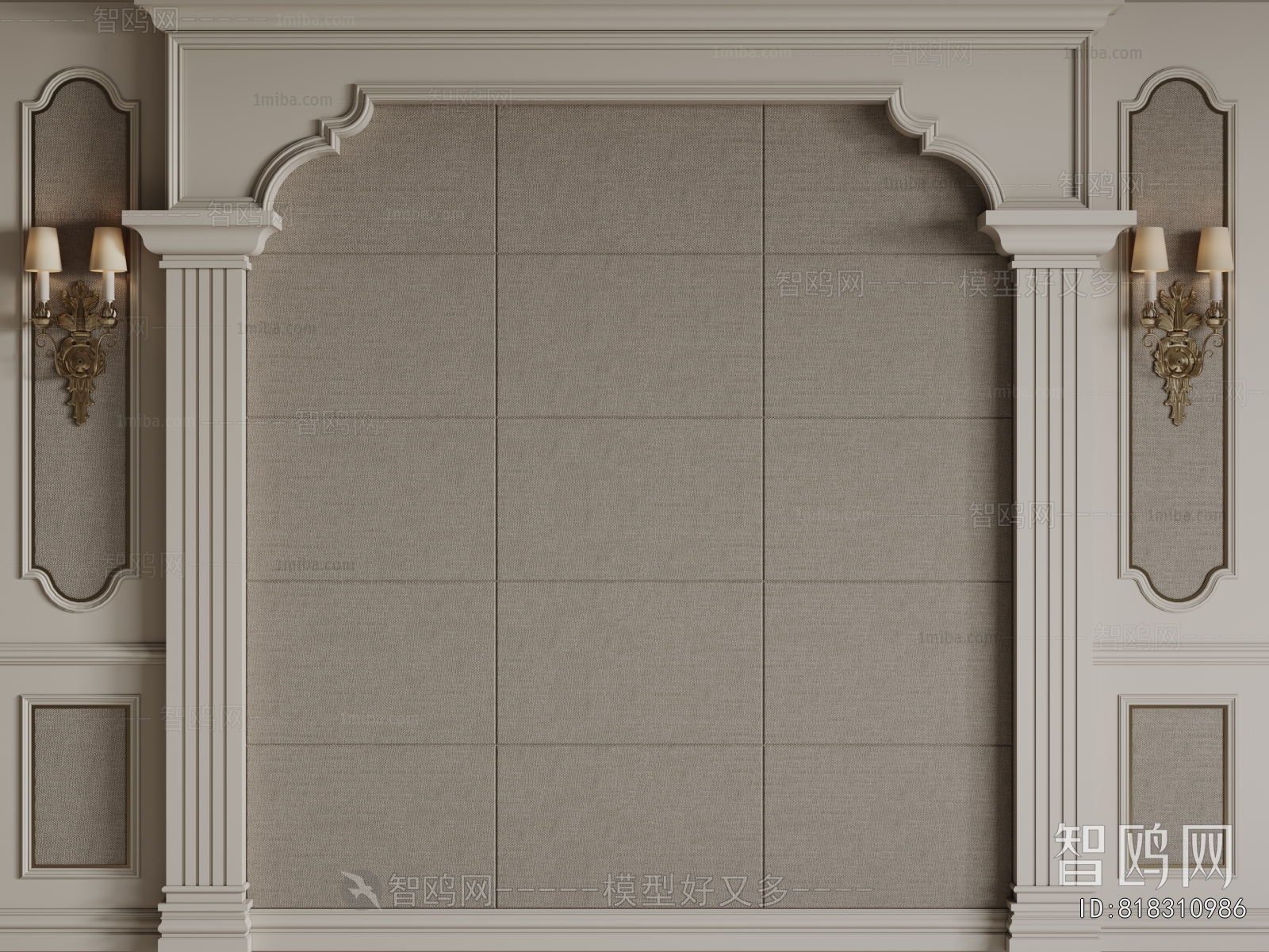 French Style TV Wall