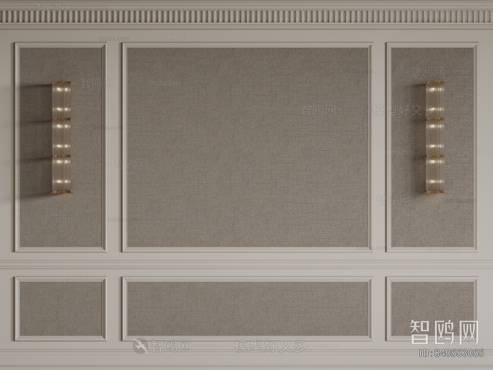 French Style TV Wall