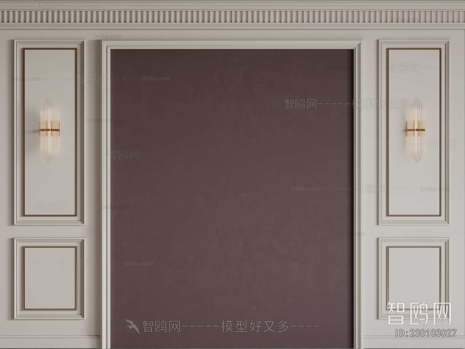 French Style TV Wall