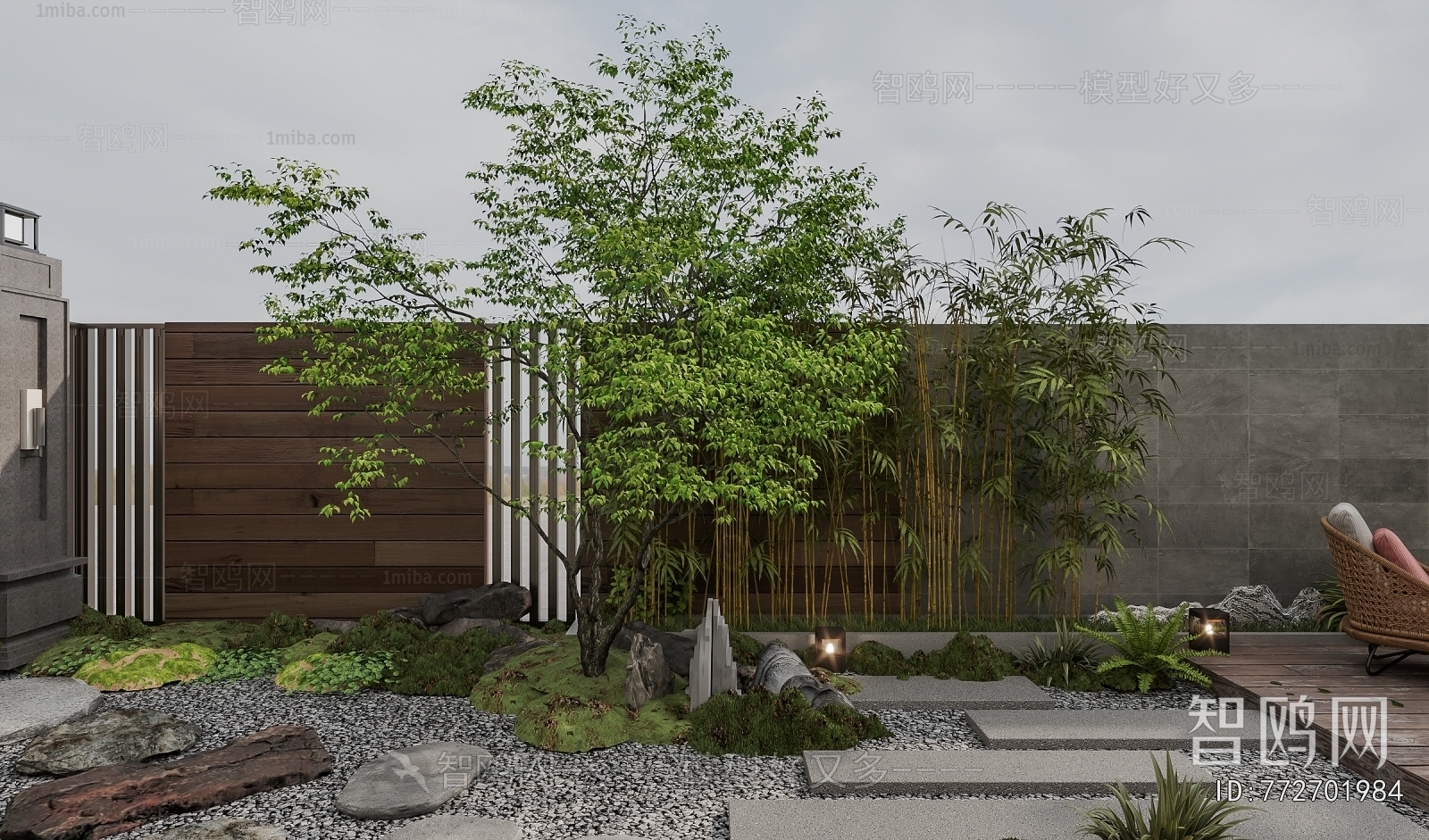 Modern Courtyard/landscape