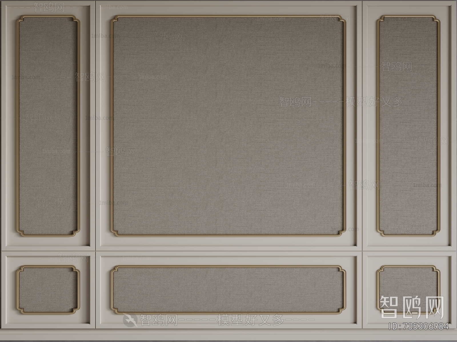 French Style TV Wall