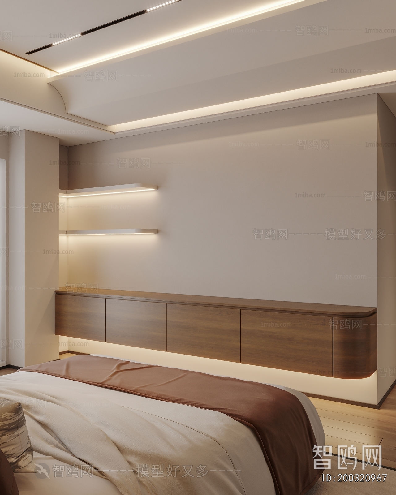 New Chinese Style Bedroom