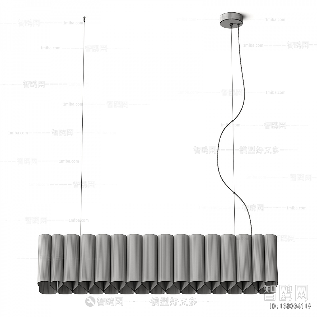 Modern Long Chandelier