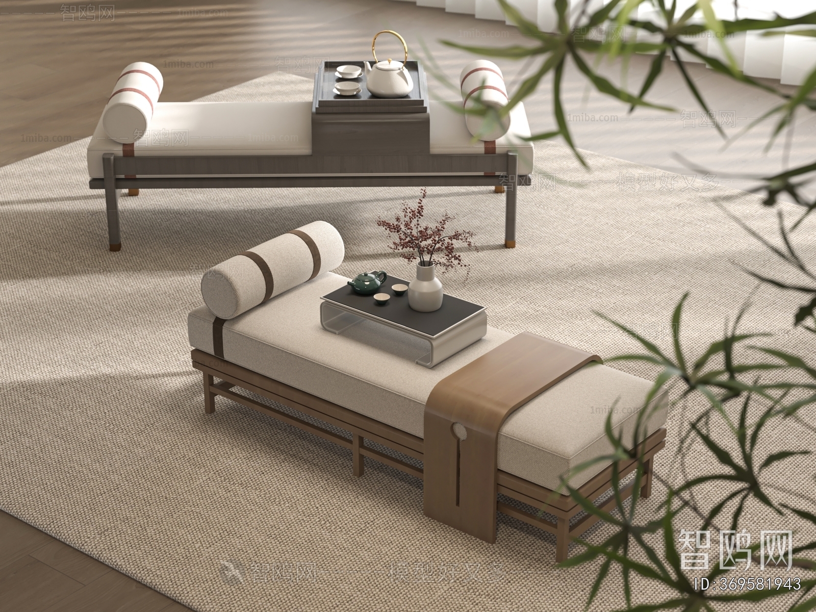 New Chinese Style Bench