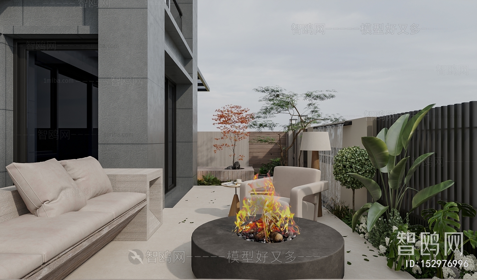 Modern Courtyard/landscape