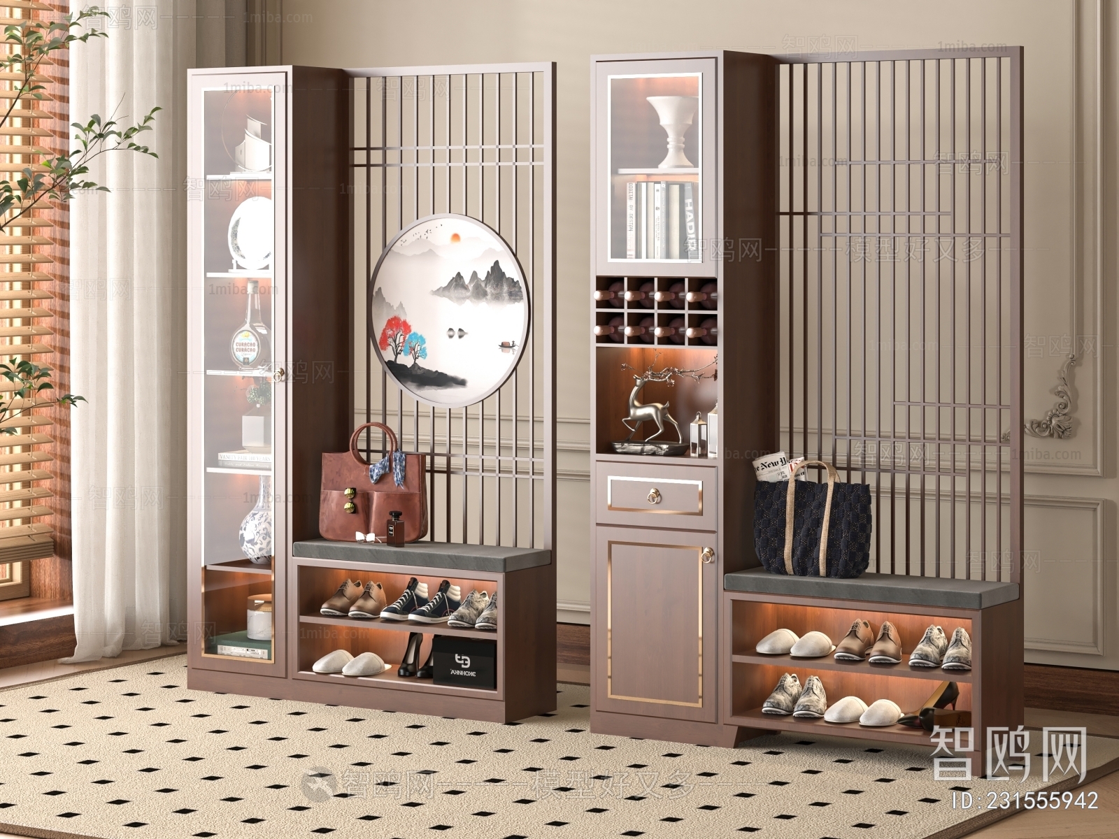 Modern Shoe Cabinet