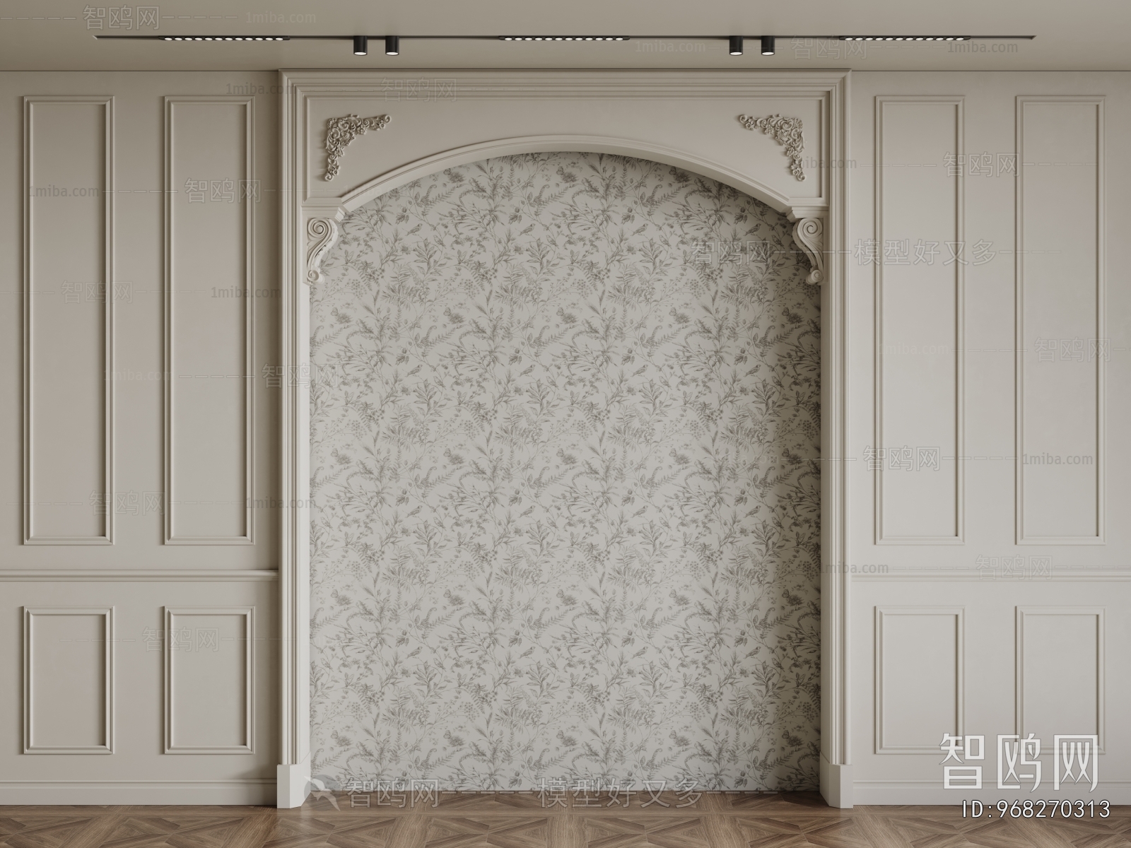 French Style TV Wall