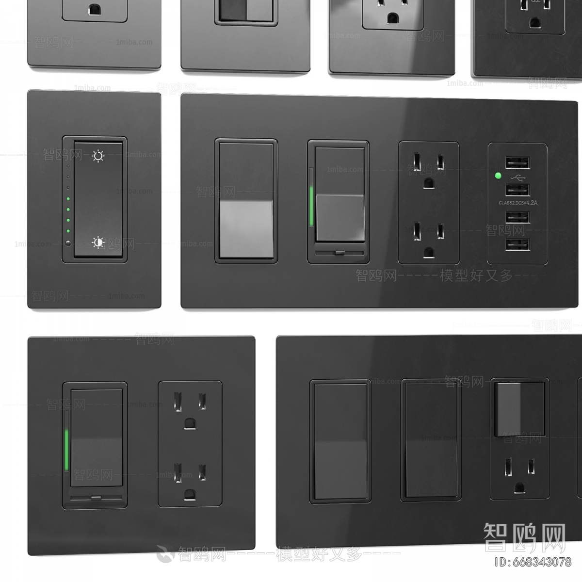 Modern Switch Socket Panel