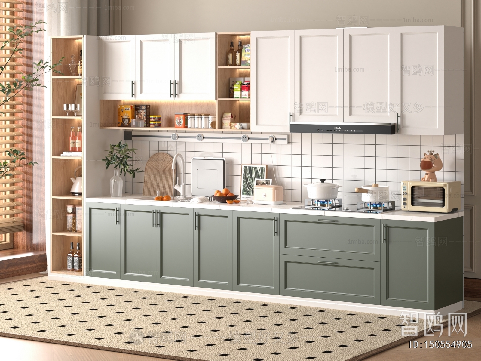 Nordic Style Kitchen Cabinet