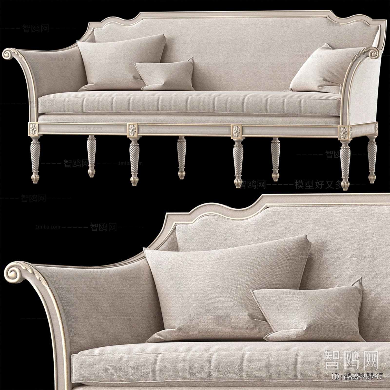 European Style Multi Person Sofa