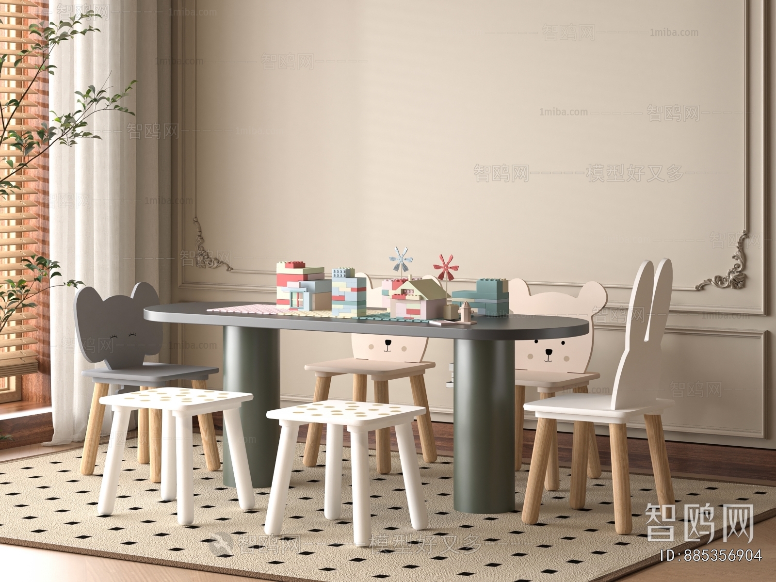 Modern Children's Table/chair