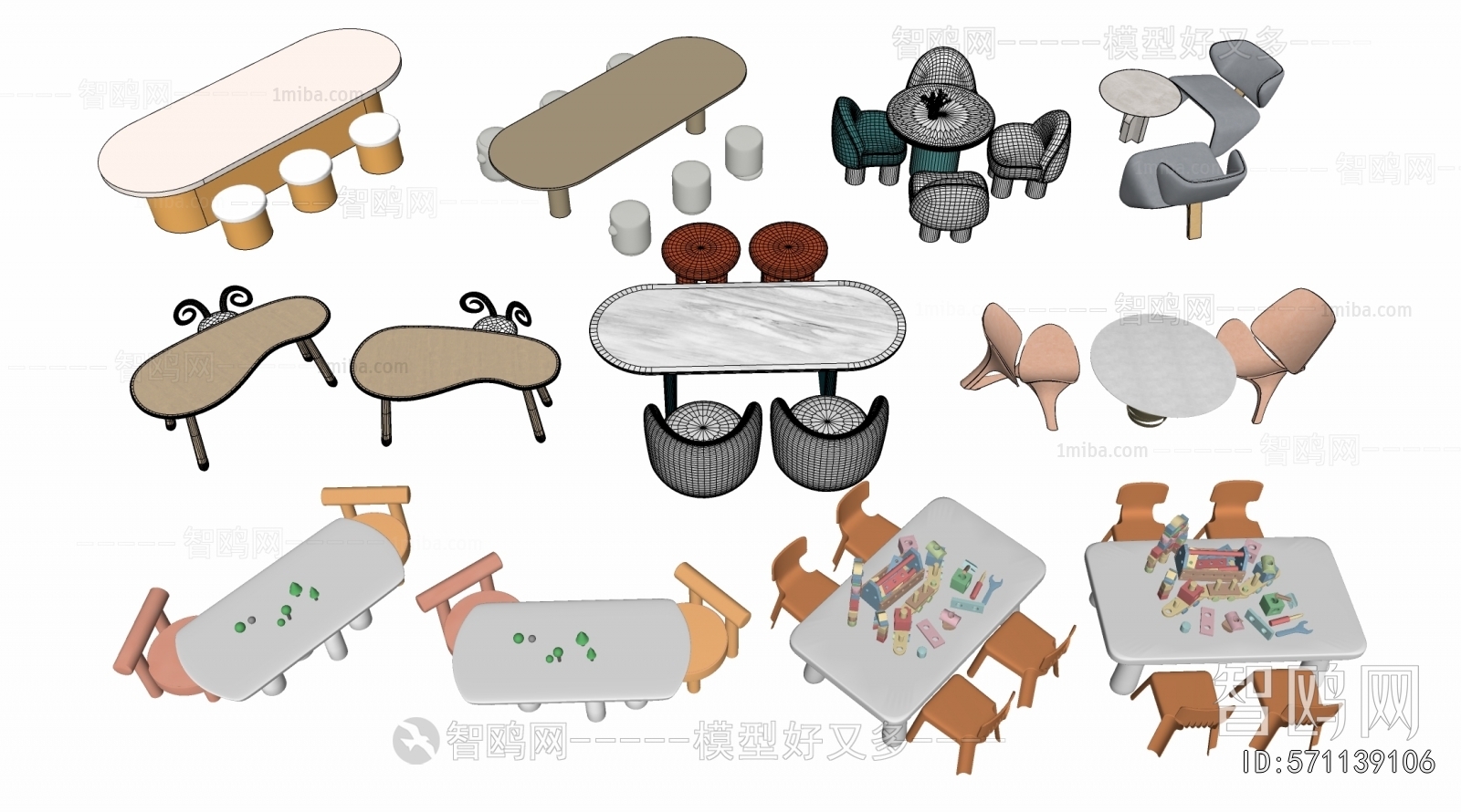 Modern Children's Table/chair