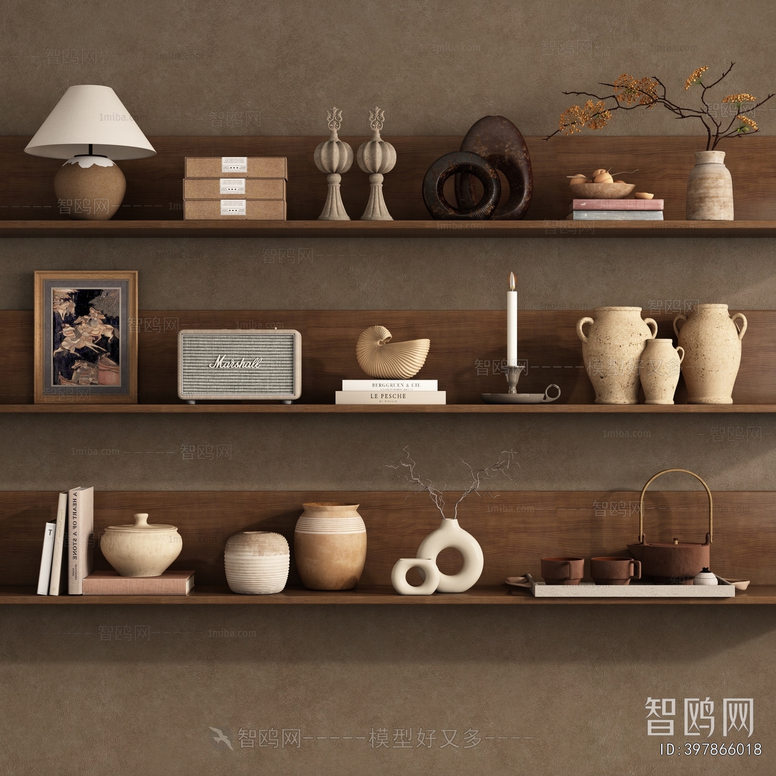 Wabi-sabi Style Decorative Set
