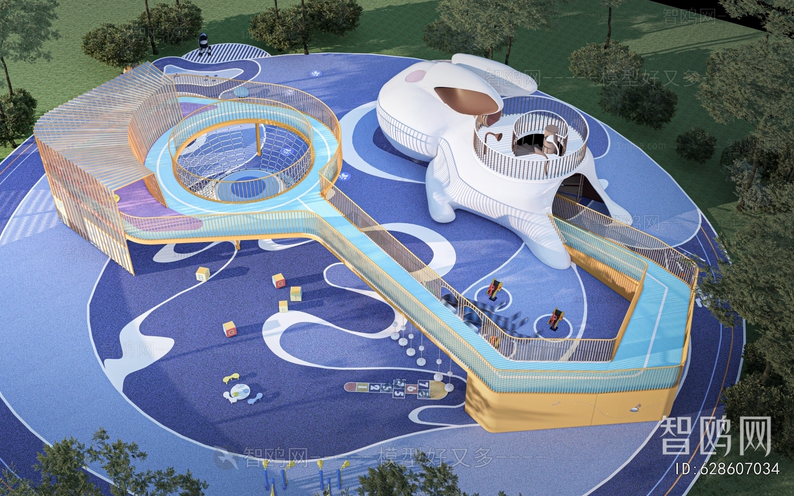 Modern Park Landscape