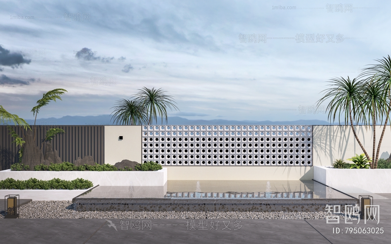 Modern Rockery Waterscape