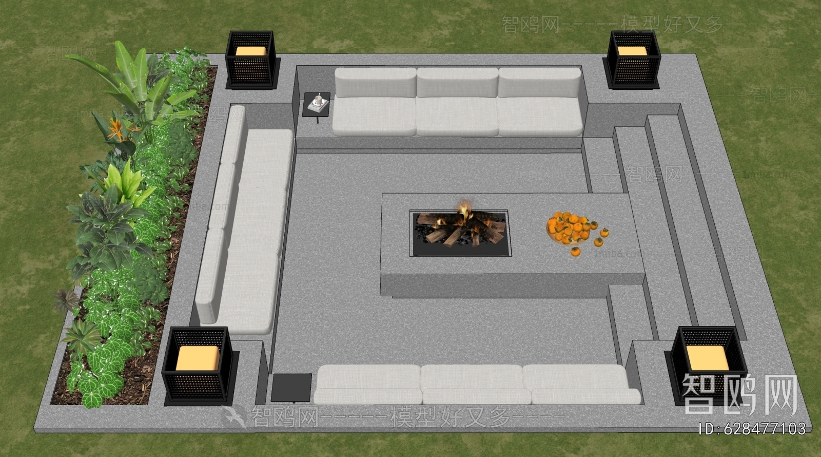 Modern Card Seat Sofa