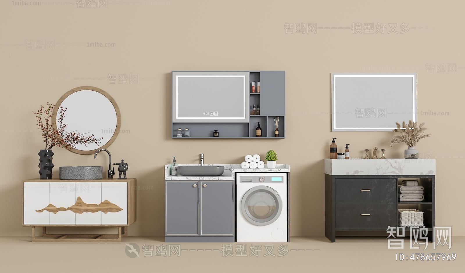 Modern Bathroom Cabinet