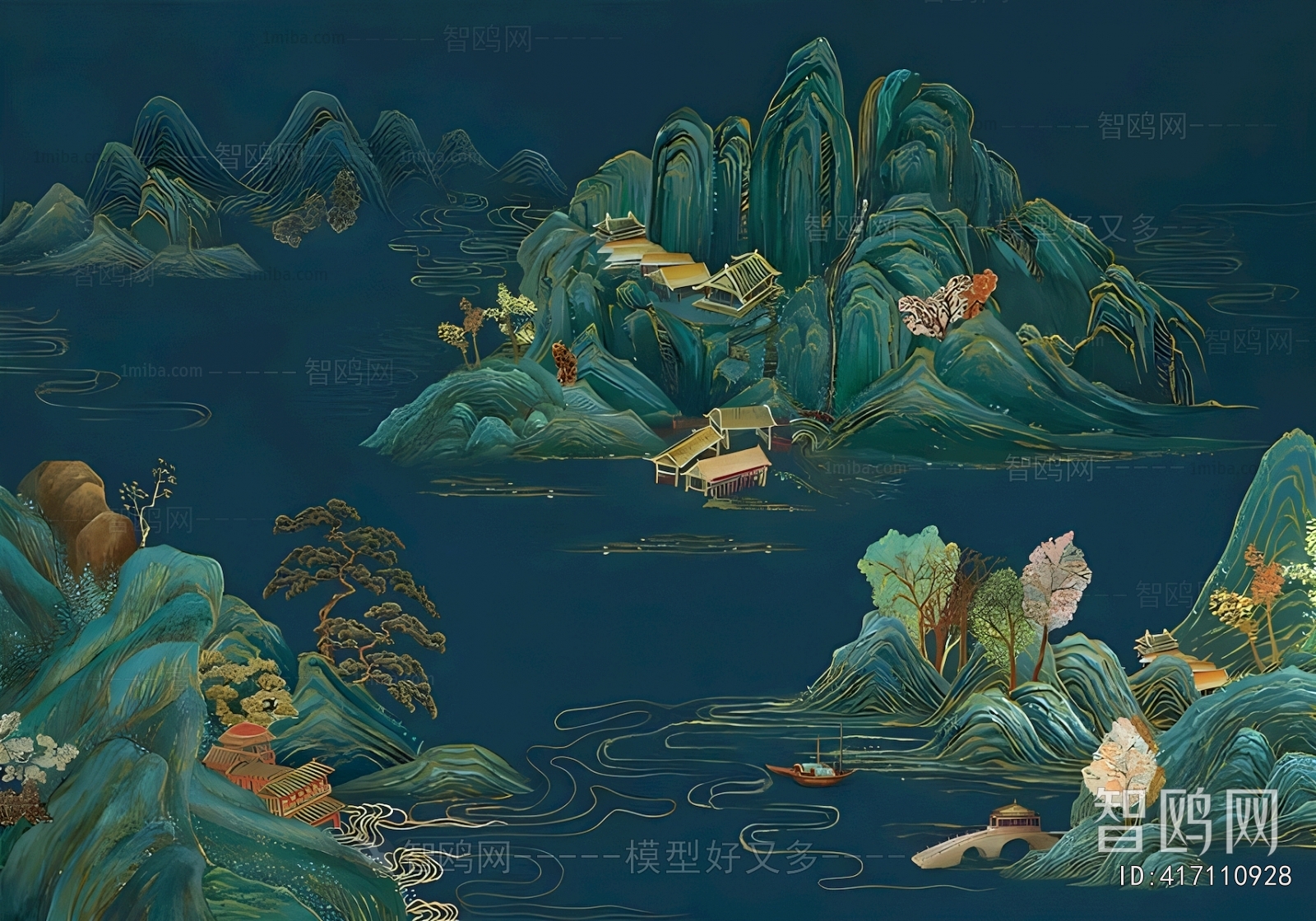 新中式壁纸