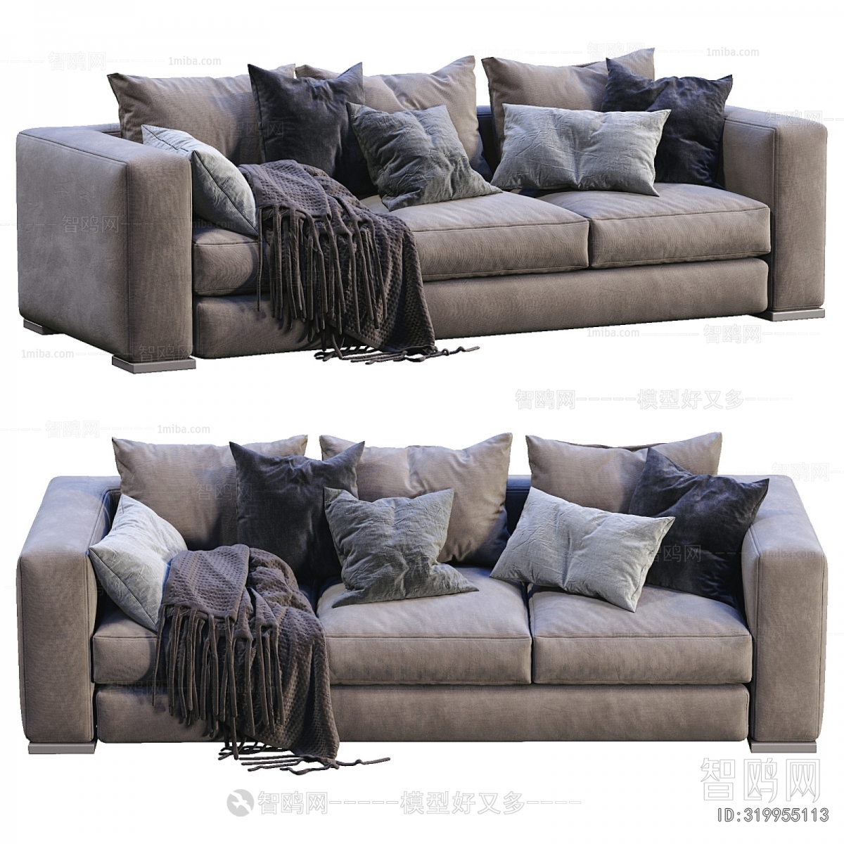 Modern Three-seat Sofa