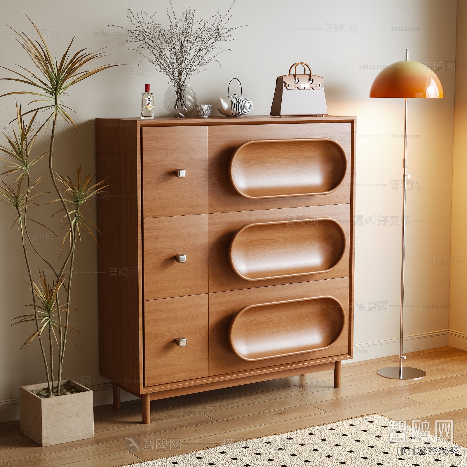 Modern Shoe Cabinet