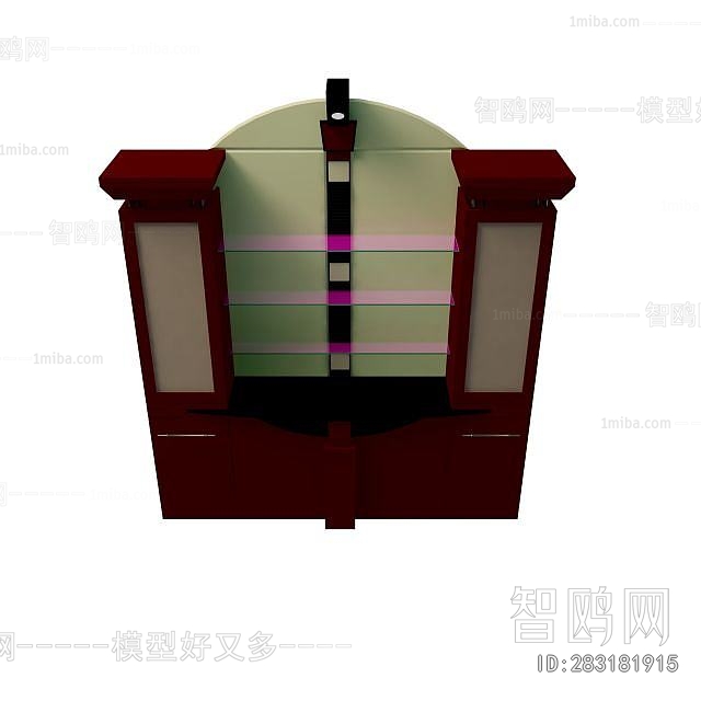 Simple European Style Wine Cabinet