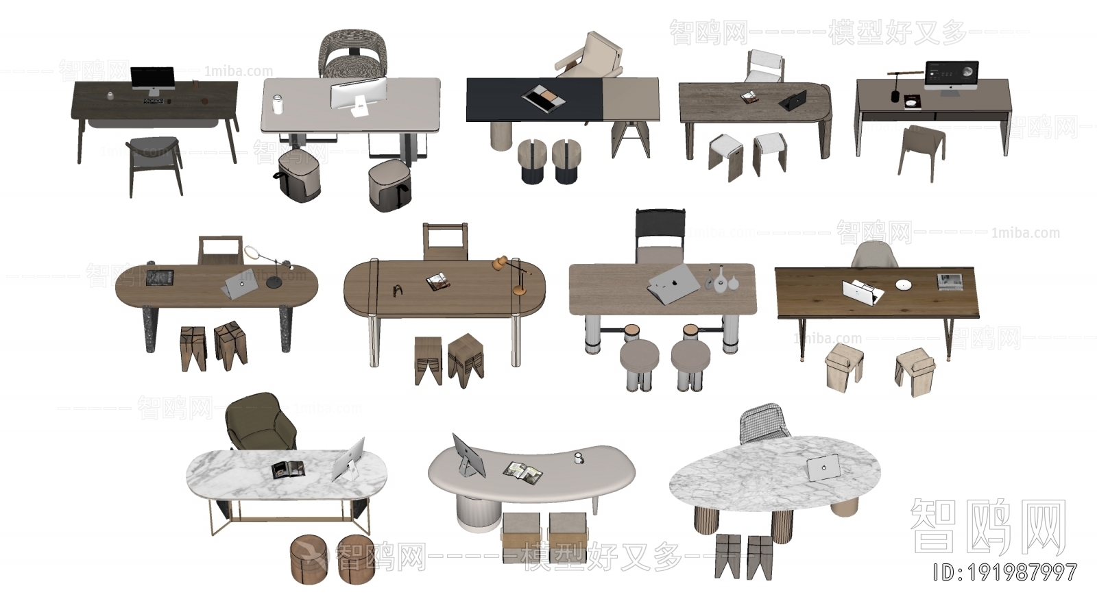Modern Office Desk And Chair