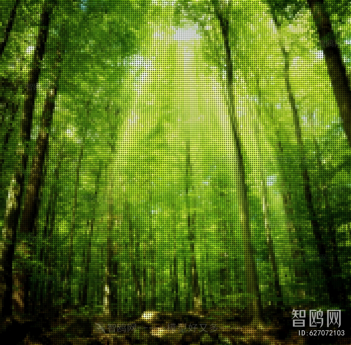 Animal And Plant Pattern Wallpaper